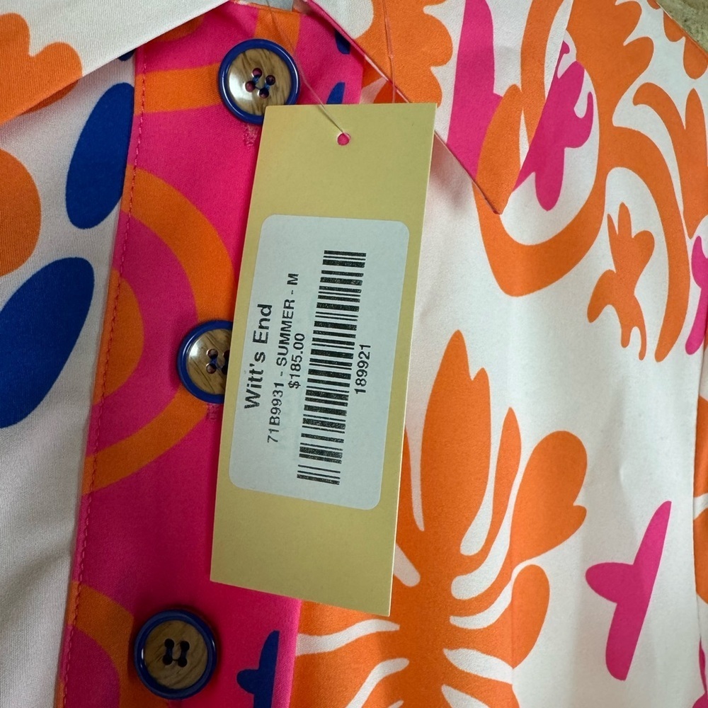Jade Placket Dress Summer Edge sz Med - Picture 6 of 9